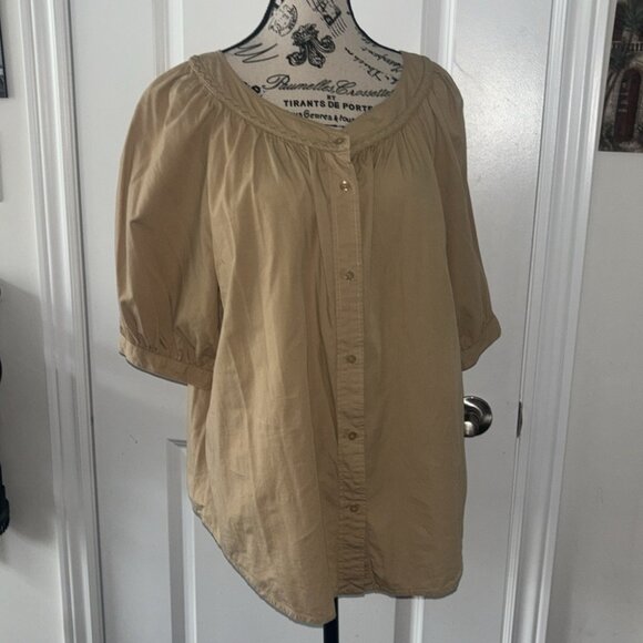 Lauren Ralph Lauren ​Button-Front Boatneck Blouse - Picture 13 of 13